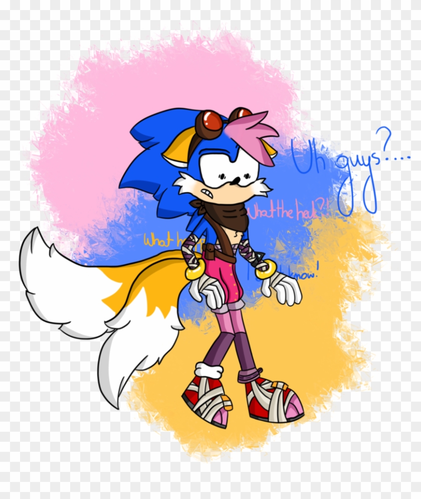 Sonic, Amy And Tails Fusion [sonic Boom] By Zendpixie - Sonic And Tails ...